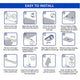 TheDisplayOutlet 33" Roll Up Retractable Aluminum Banner Stand w/ Bag 5ct. Image