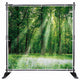 TheDisplayOutlet 8 ft Adjustable Telescopic Trade Show Banner Stand Image
