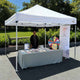 TheDisplayOutlet 10x10 Pop Up Canopy for Vendors, Incl. Carry Bag, Opt. Sidewalls Image