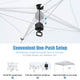 TheDisplayOutlet 10x10 Waterproof Pop Up Canopy Tent Color Options Image