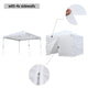 TheDisplayOutlet 10x10 Waterproof Pop Up Canopy Tent Color Options Image