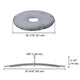 TheDisplayOutlet Feather Flag Cross Base 10ct. Image