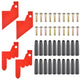 TheDisplayOutlet WinSpin Pegs & Red Pointers Prize Wheel Replacement Parts, Pegs & (4)Pointers Image