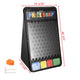 TheDisplayOutlet WinSpin 41"x25" 4-Slot Plinking Prize Drop Board & Pucks Image