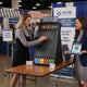 TheDisplayOutlet WinSpin 41"x25" 4-Slot Plinking Prize Drop Board & Pucks Image