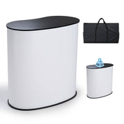 TheDisplayOutlet Portable Trade Show Display Podium Counter II Black Image
