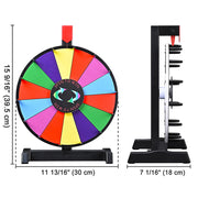 WinSpin Prize Wheel 12" 14 Slots Tabletop