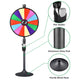 WinSpin Prize Wheel w/ Floor Stand Spinning Wheel 24"