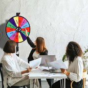 TheDisplayOutlet WinSpin 24" Prize Wheel Round Base Stand Spinning Wheel Image