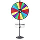 TheDisplayOutlet WinSpin Prize Wheel 36" Large Spinning Wheel Round Base Stand Image