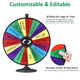 TheDisplayOutlet 12" to 48" Custom Prize Wheel Dry Erase Spin Wheel Image