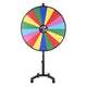 TheDisplayOutlet 48" Prize Wheel Rolling Stand Trade Show Spin Wheel, Classic(18-Slot) Image