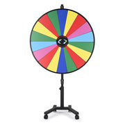 48" Prize Wheel Rolling Stand Trade Show Spin Wheel