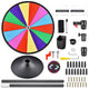 TheDisplayOutlet 24" Prize Wheel with Acrylic Tray 8"x9.5" Image