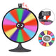 TheDisplayOutlet 24" Prize Wheel with Acrylic Sign Holder 8.5 x 11 Image