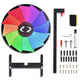 TheDisplayOutlet WinSpin Prize Wheel 18" Tabletop Dry Erase Wheel 12-Slot Image