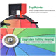 TheDisplayOutlet WinSpin Prize Wheel 18" Tabletop Dry Erase Wheel 12-Slot Image