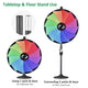 TheDisplayOutlet WinSpin 36" Large Prize Wheel Floor Stand Tabletop 12-Slot Image
