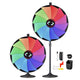 TheDisplayOutlet WinSpin Prize Wheel 36" Large Spinning Wheel Round Base Stand, Windmill(12-Slot) Image