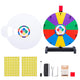 TheDisplayOutlet WinSpin Prize Wheel Math10, 12" Tabletop 10-Slot Image