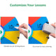 TheDisplayOutlet WinSpin Prize Wheel Math10, 12" Tabletop 10-Slot Image