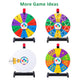 TheDisplayOutlet WinSpin Prize Wheel Math10, 12" Tabletop 10-Slot Image
