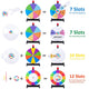 TheDisplayOutlet WinSpin Prize Wheel All in 1, 12" Tabletop 26-Slot Image