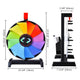TheDisplayOutlet WinSpin Prize Wheel 12" 12 Slots Wall Mounted & Tabletop Image