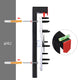 TheDisplayOutlet WinSpin Prize Wheel 12" 12 Slots Wall Mounted & Tabletop Image