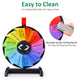 TheDisplayOutlet WinSpin Prize Wheel 12" 12 Slots Wall Mounted & Tabletop Image