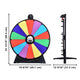 TheDisplayOutlet 20" Spin Wheel Dry Erase Folding Stand Image