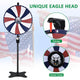TheDisplayOutlet WinSpin Prize Wheel 24" Dry Erase 16-Slot Tabletop & Floor Stand Image