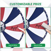 WinSpin Prize Wheel 24" Dry Erase 16-Slot Tabletop & Floor Stand