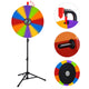 TheDisplayOutlet 24" Portable Modular Prize Wheel with Tripod Stand 12-Slot Image