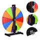 TheDisplayOutlet 24" Prize Wheel with Customizable Slots(12) Trade Show Promo Image