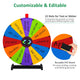TheDisplayOutlet 24" Prize Wheel with Customizable Slots(12) Trade Show Promo Image