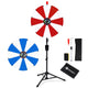 TheDisplayOutlet 24" Portable Modular Prize Wheel with Tripod Stand 12-Slot, Red & White Image