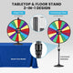 TheDisplayOutlet WinSpin Prize Wheel 36" Large Spinning Wheel Round Base Stand Image