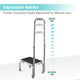 TheDisplayOutlet Heavy Duty Steel Step Stool with Handrail Holds 330lbs Image