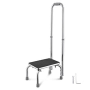 TheDisplayOutlet Heavy Duty Steel Step Stool with Handrail Holds 330lbs Image
