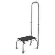 Heavy Duty Steel Step Stool with Handrail Holds 330lbs