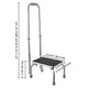 TheDisplayOutlet Heavy Duty Steel Step Stool with Handrail Holds 330lbs Image