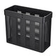 TheDisplayOutlet Replacement Storage Basket for Mobile Computer Cart, Black Image