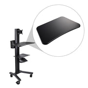 TheDisplayOutlet Slide Out Keyboard Tray for Mobile Computer Cart Image