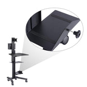 TheDisplayOutlet CPU Holder for Mobile Computer Carts Holds 44lbs Image