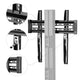 TheDisplayOutlet TV Mount for Rolling TV Carts, PC Carts - Supports 32"-65" Screens Image