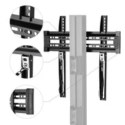 TheDisplayOutlet TV Mount for Rolling TV Carts, PC Carts - Supports 32"-65" Screens Image
