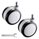 TheDisplayOutlet NexusX 3 inch Swivel Casters Set(2) for Computer Laptop Cart Image
