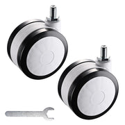 TheDisplayOutlet 3 inch Swivel Casters Set(2) for Computer Laptop Cart Image