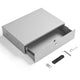 TheDisplayOutlet NexusX Pull Out Locking Drawer for Mobile Computer Cart, Silver Image